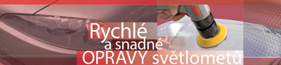 Renovace světlometů 3M Autoslužby JANOUŠEK Renovace světlometů 3M Autoslužby JANOUŠEK
